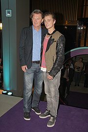 Norbert Danziger mit Sohn (©Foto: Martin Schmitz)